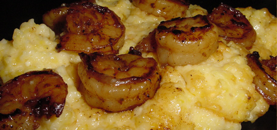 Shrimp and Cheddar Grits
