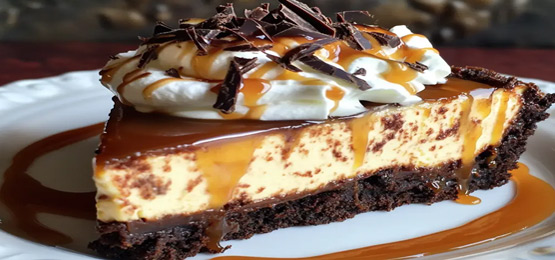Brownie Caramel Cheesecake